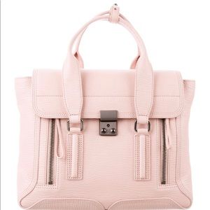 3.1 Philip Lim Leather Pashli Satchel in petal